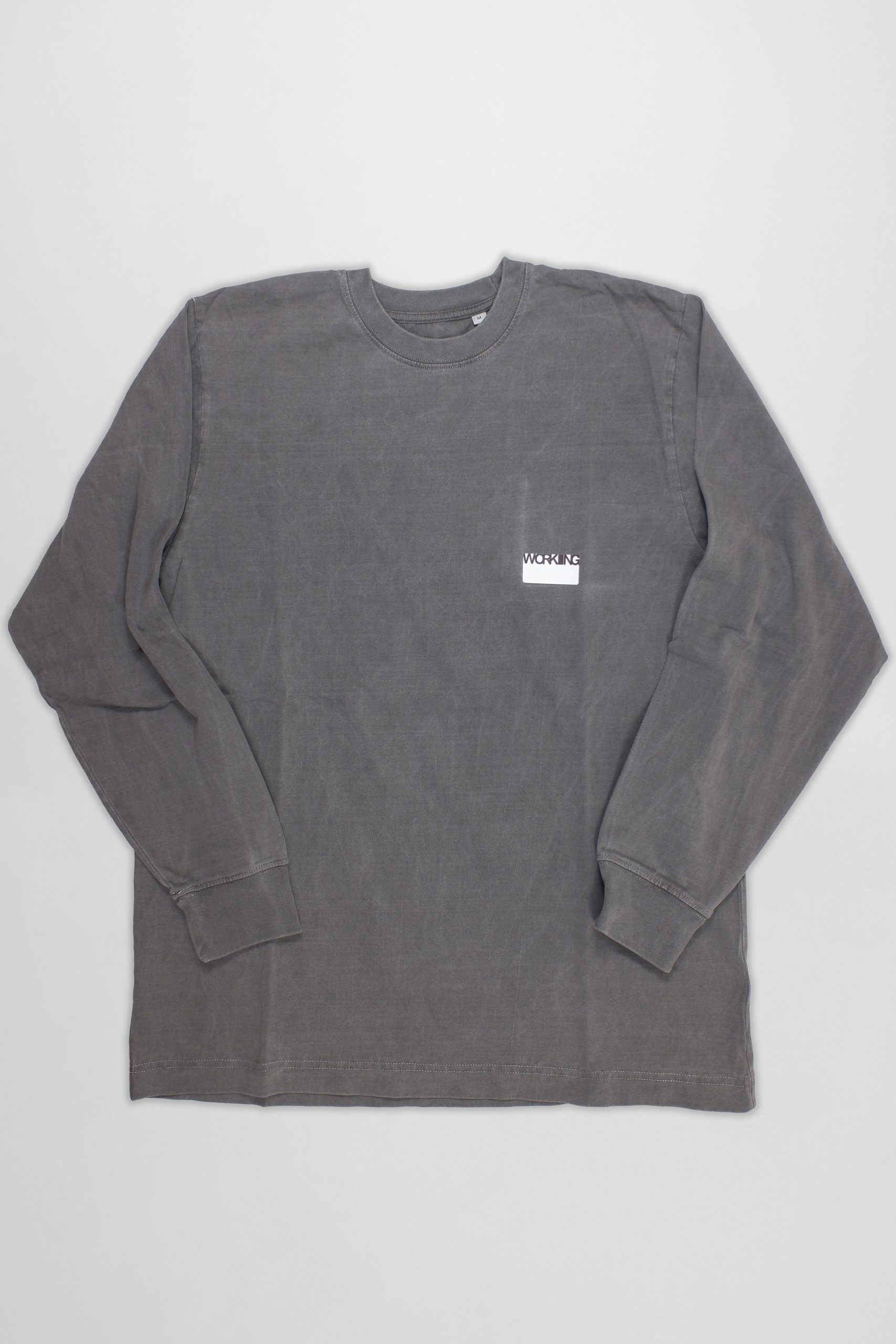 Working Long Sleeve Sticker Tshirt