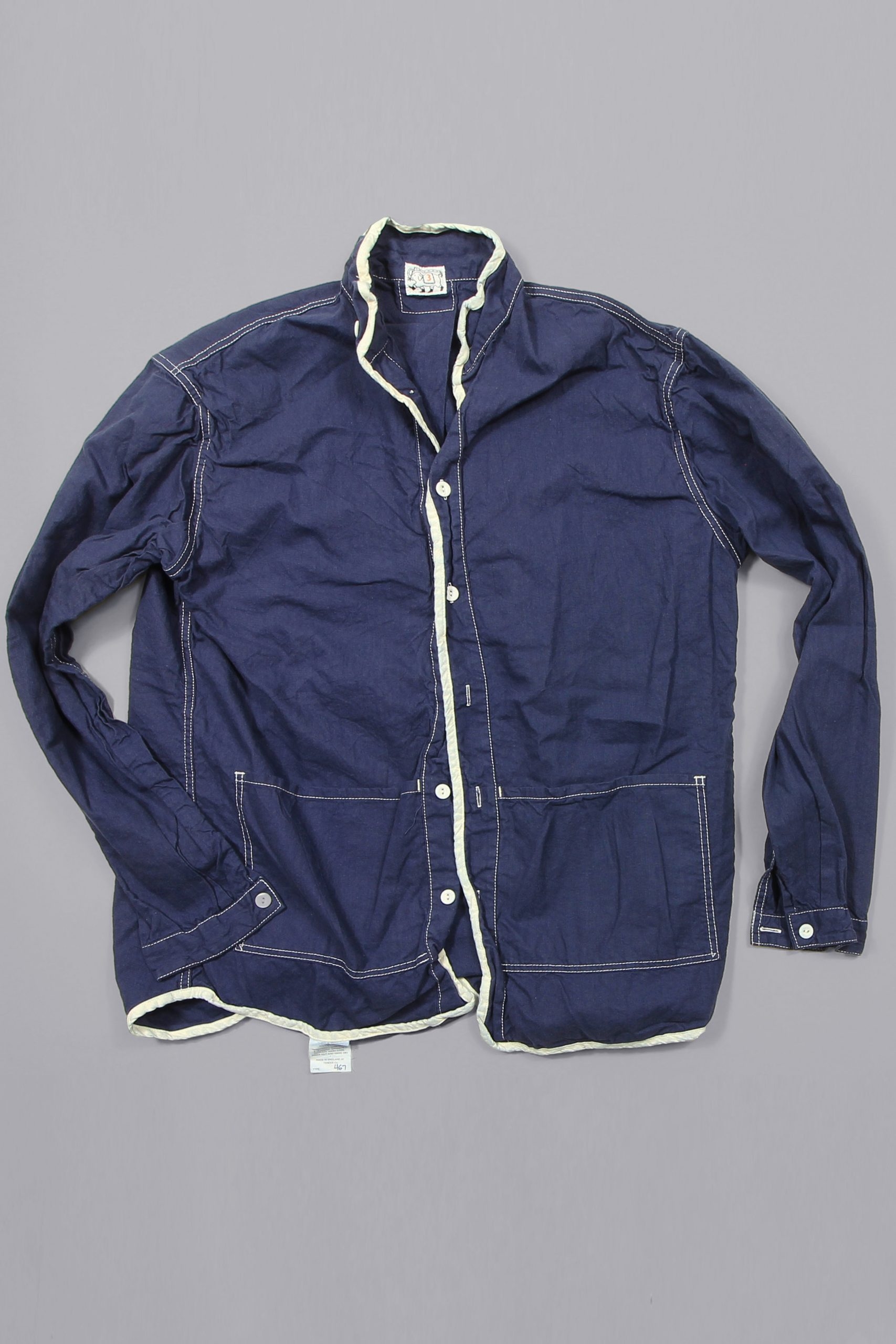 Type 467 Bound Edge Flipped Collar Shirt