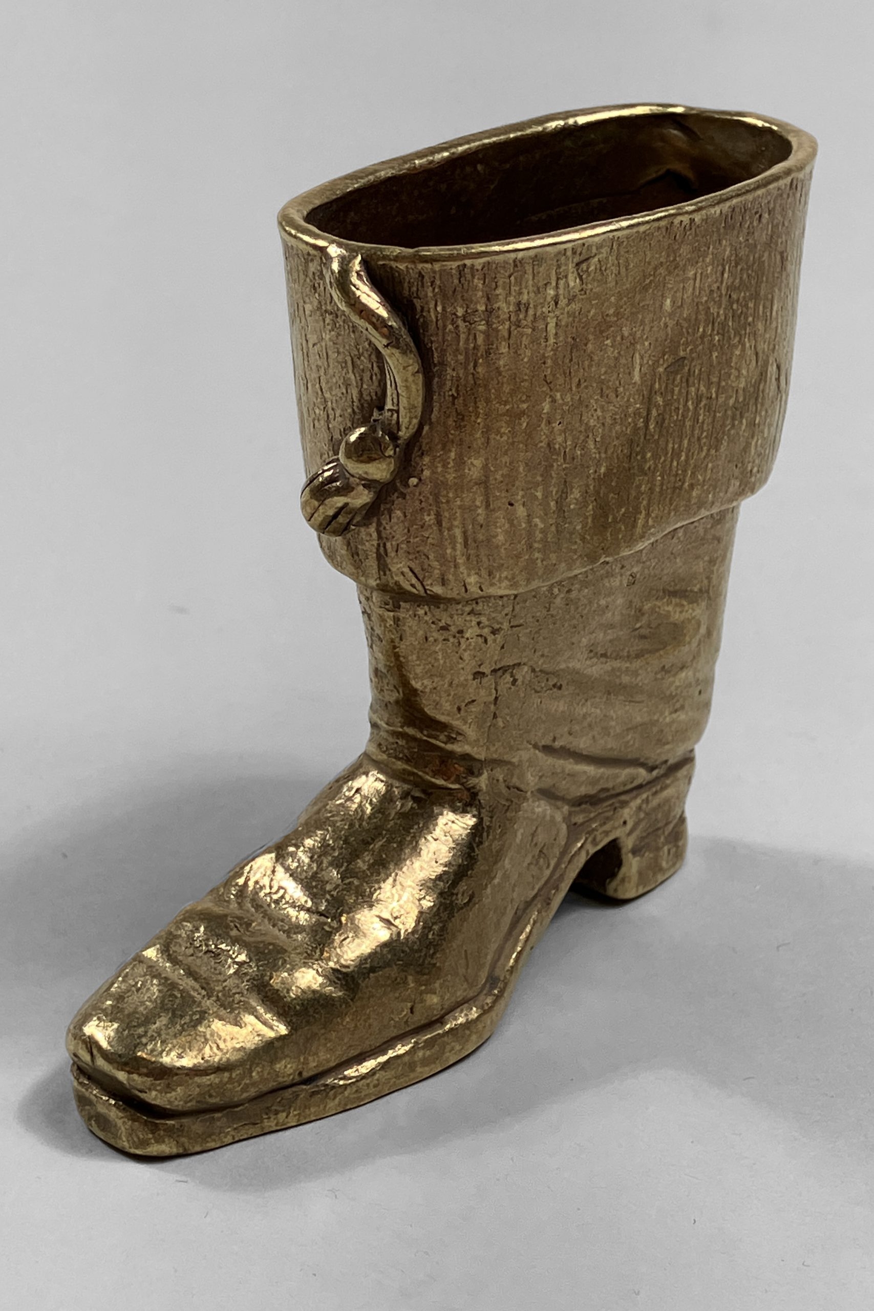 Lost Wax Cast Brass Elephant's Boot