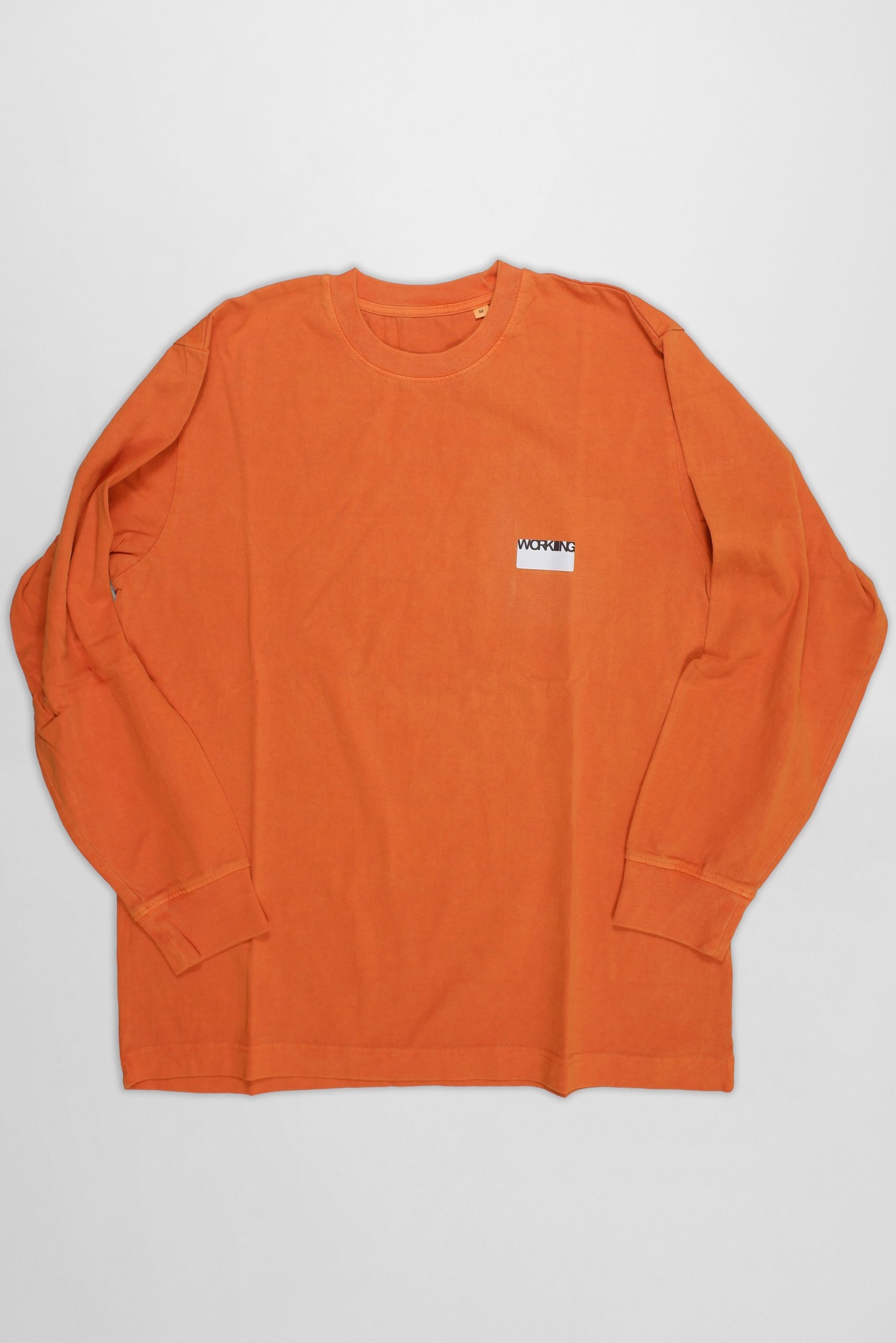 Working Long Sleeve Sticker Tshirt