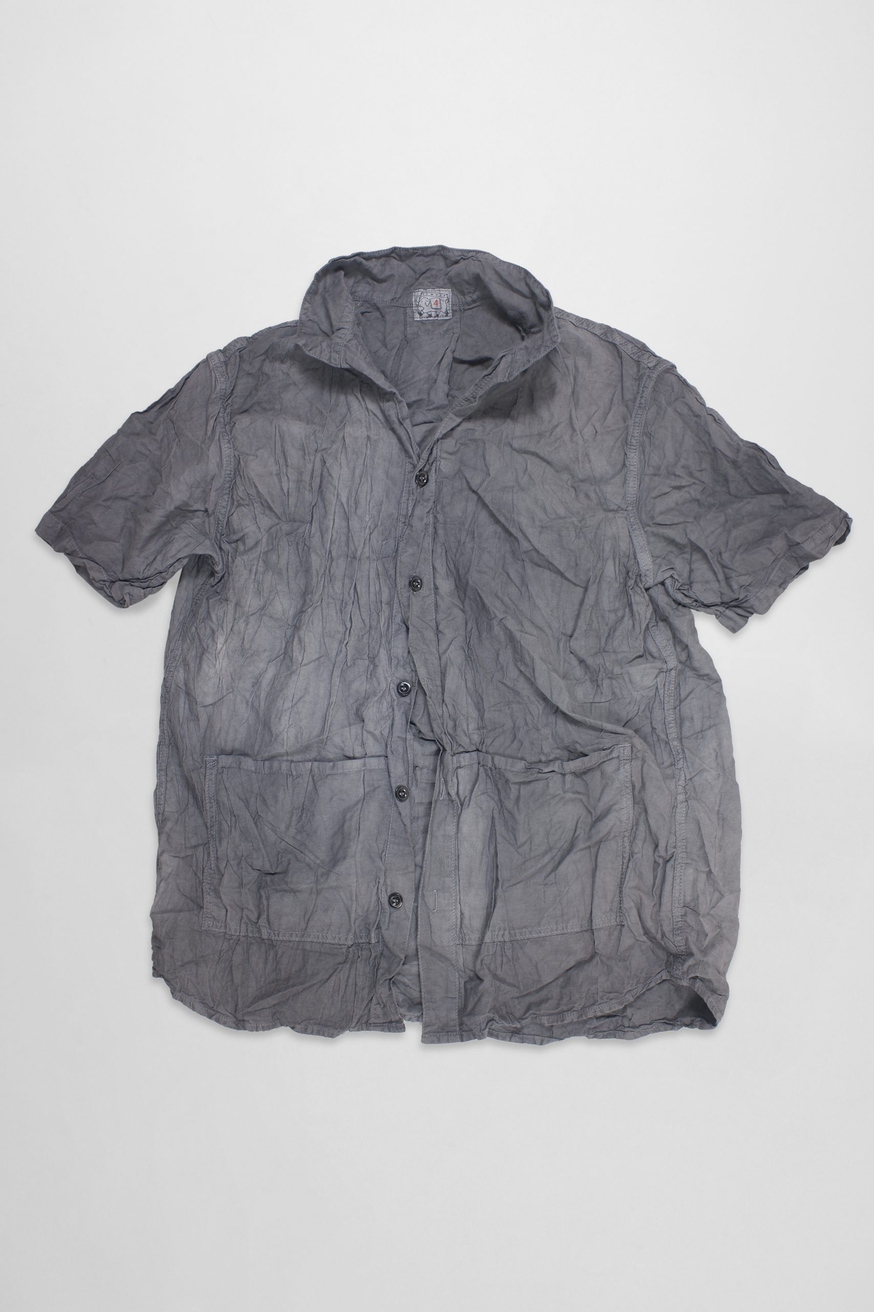 Type 469 Short Sleeve Flipped Collar Shirt