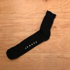 Hand Linked Indigo Cotton Socks