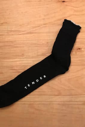 Hand Linked Indigo Cotton Socks