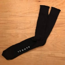 Hand Linked Indigo Cotton Socks