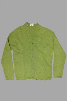 Type 727 Rolled Edge Crew Neck Cardigan