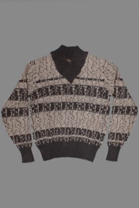 Pop Punch 'monk / Bach' Shawl Collar Pullover