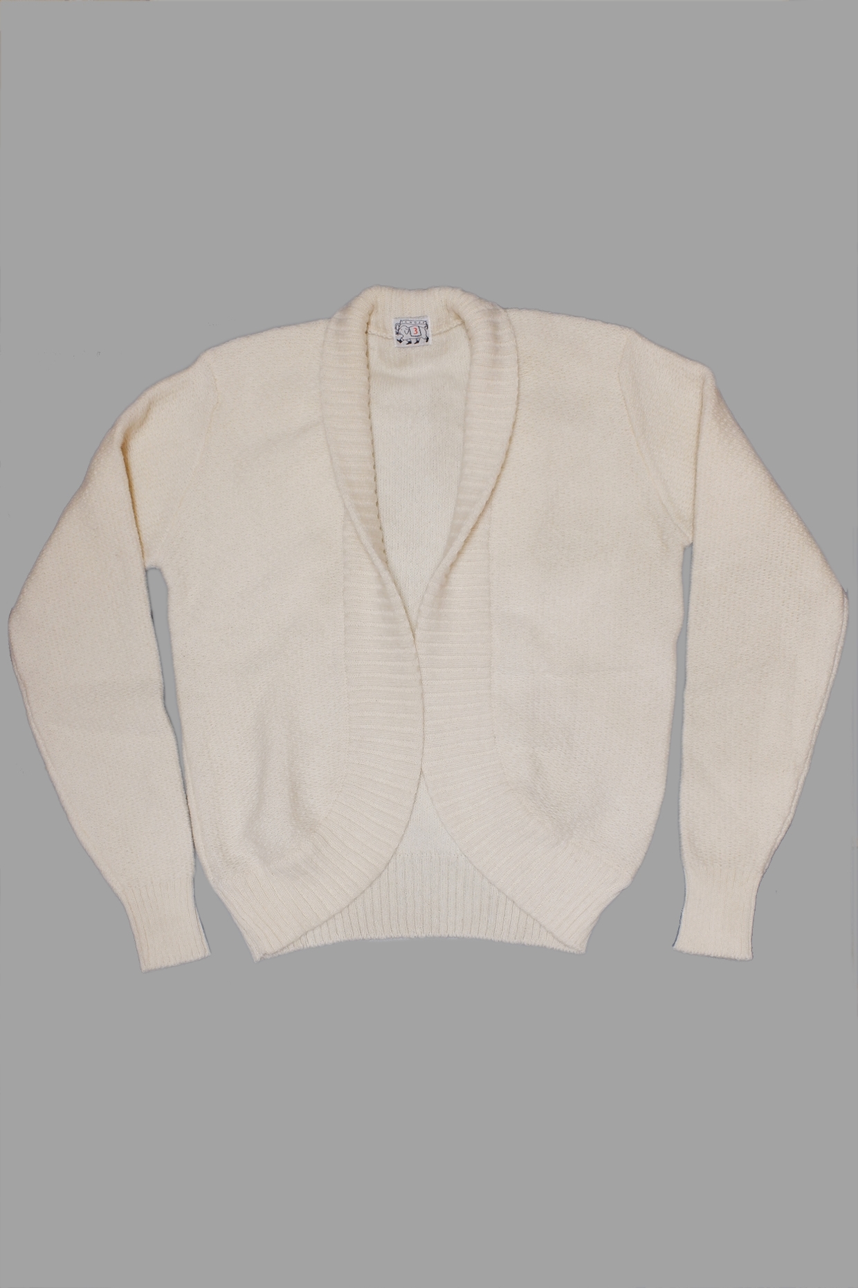 Type 753 Wide Rib Serpentine Cardigan