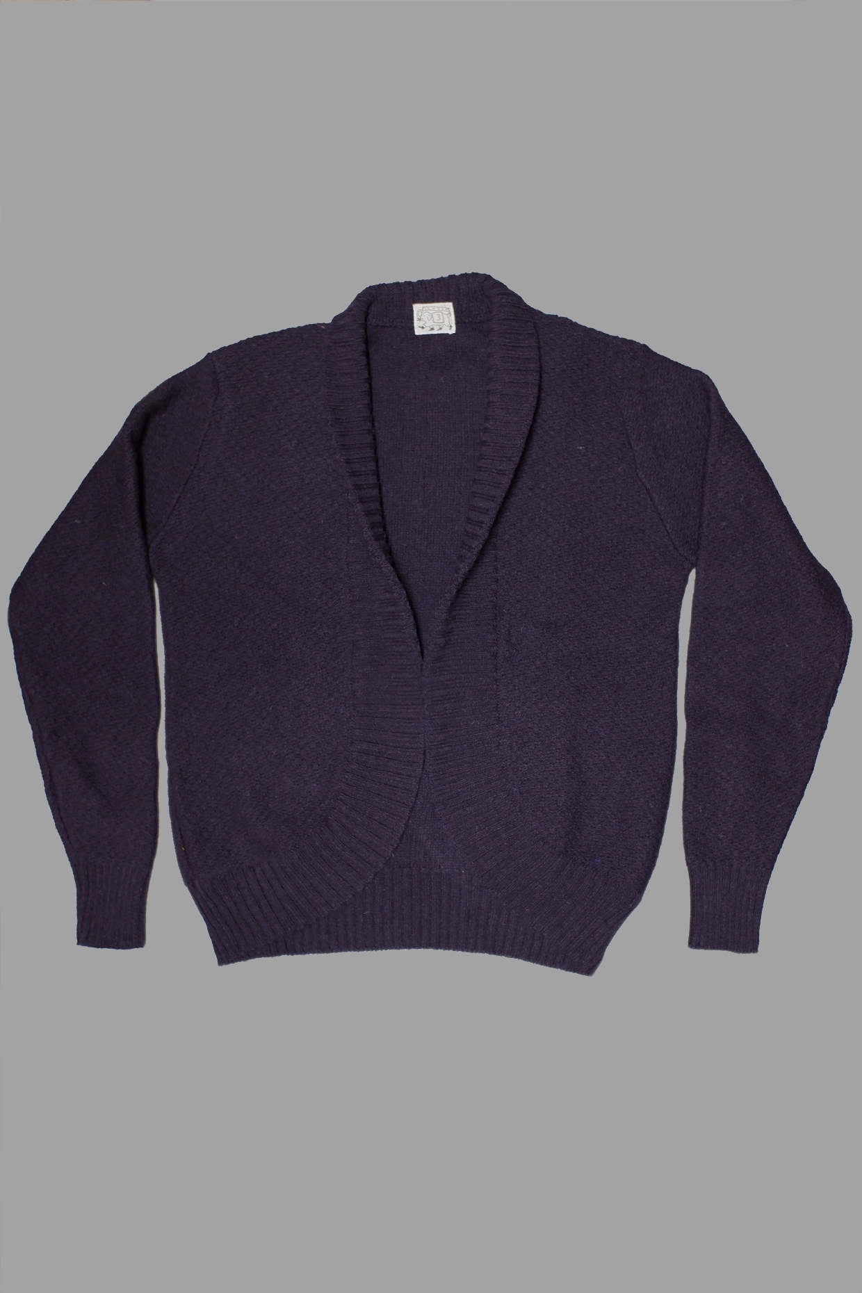 Type 753 Wide Rib Serpentine Cardigan
