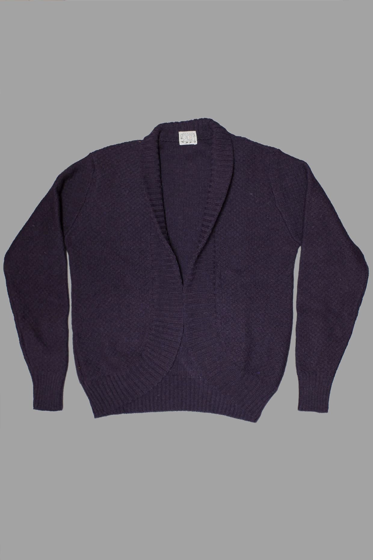 Type 753 Wide Rib Serpentine Cardigan