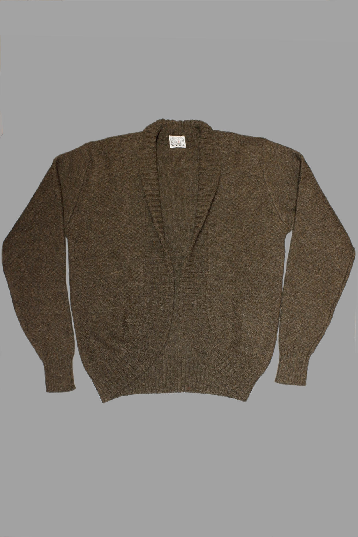 Type 753 Wide Rib Serpentine Cardigan