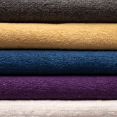 Bleached Weft Stripe Cotton Canvas