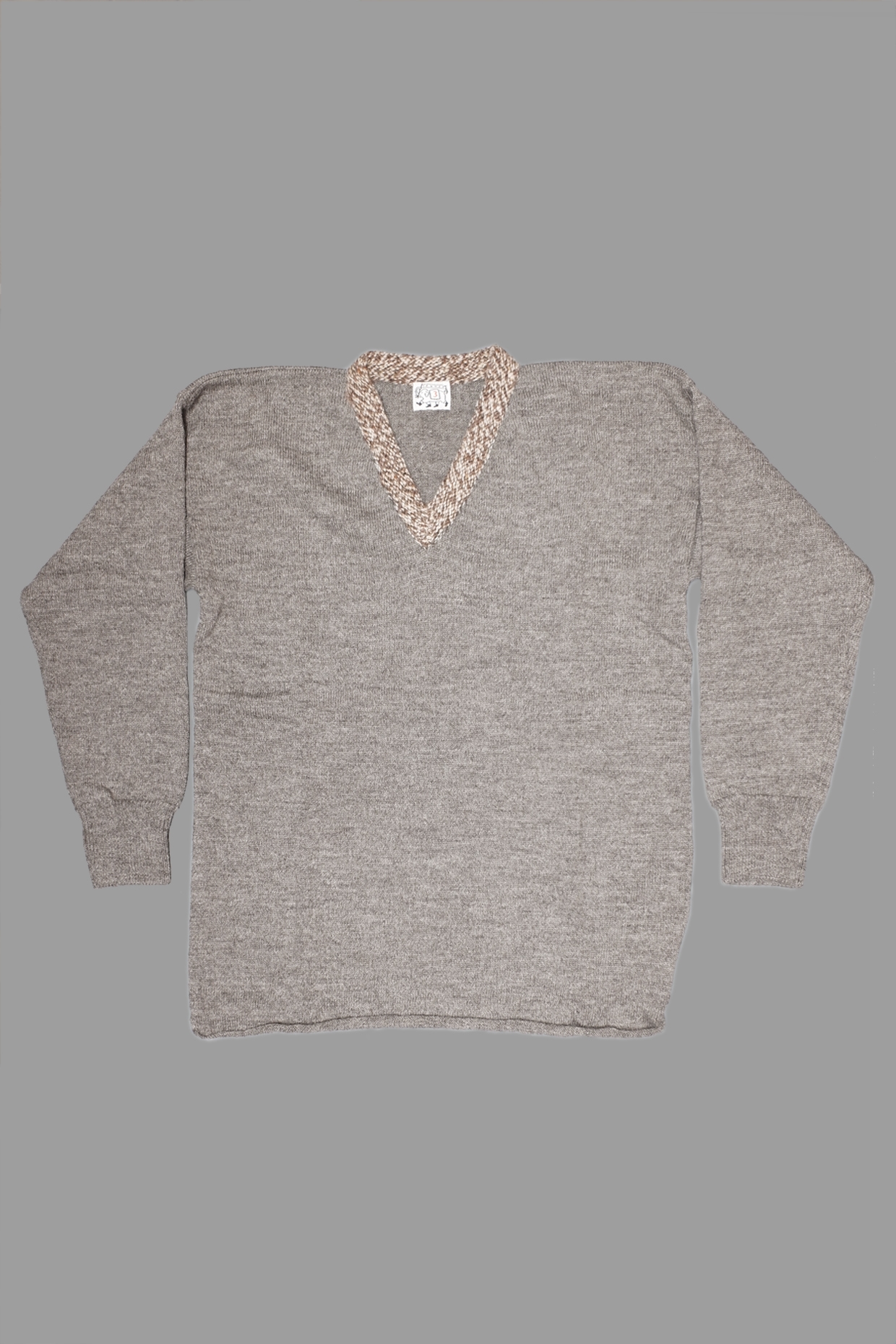 Type 757 Donegal Edge Ryeland V Neck Pullover