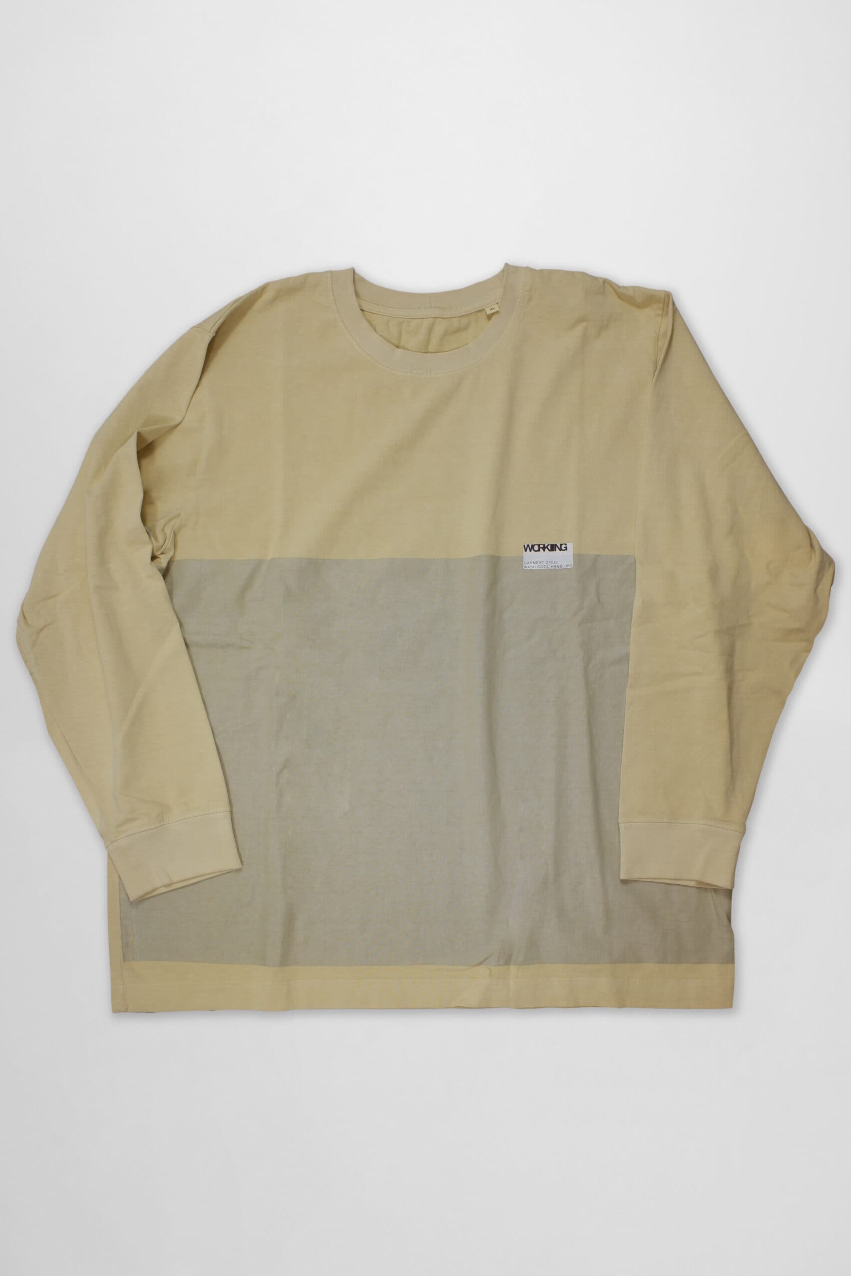 Working Printed Long Sleeve Sticker Tshirt