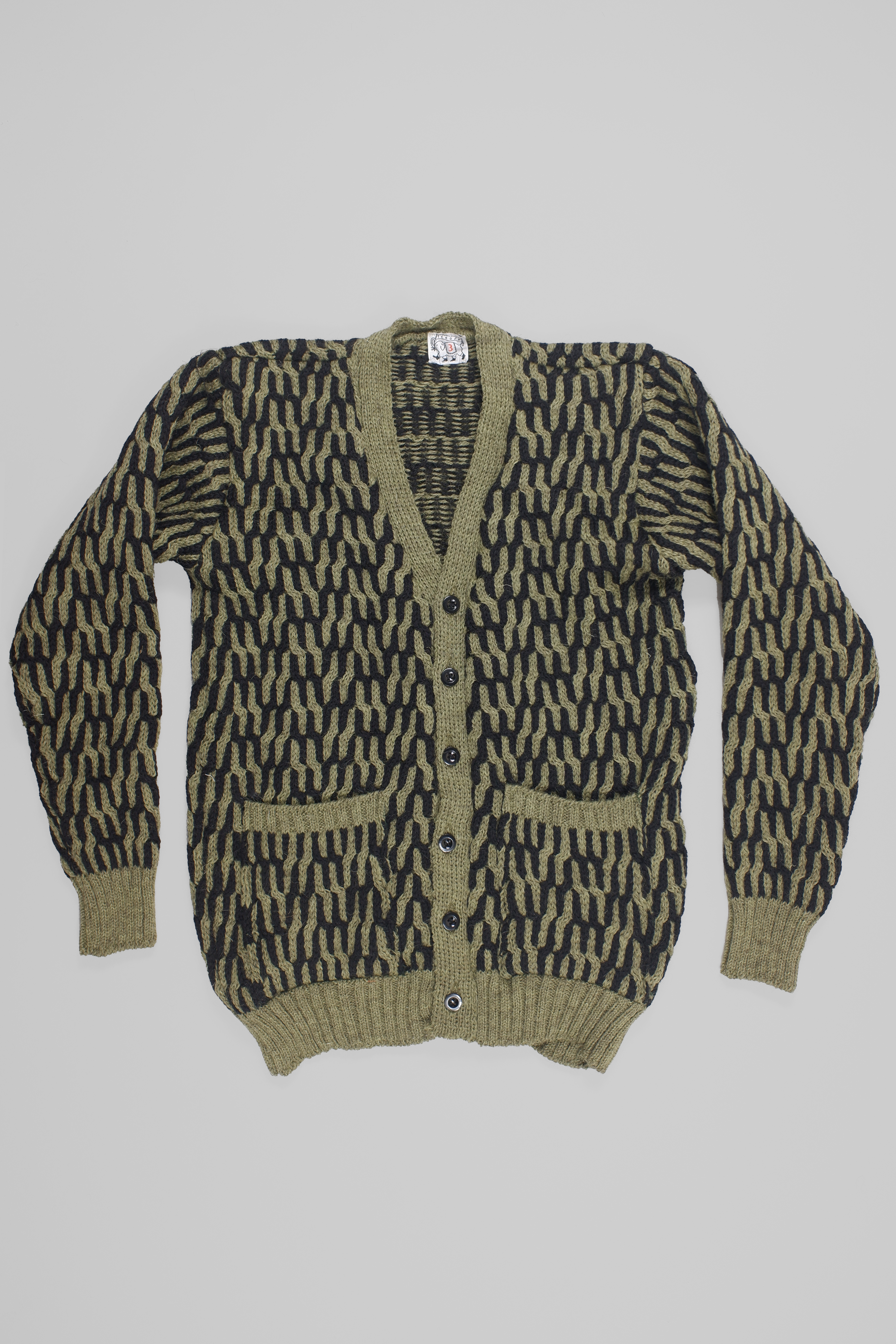 Type 744 Permuted Cable Cardigan image 1