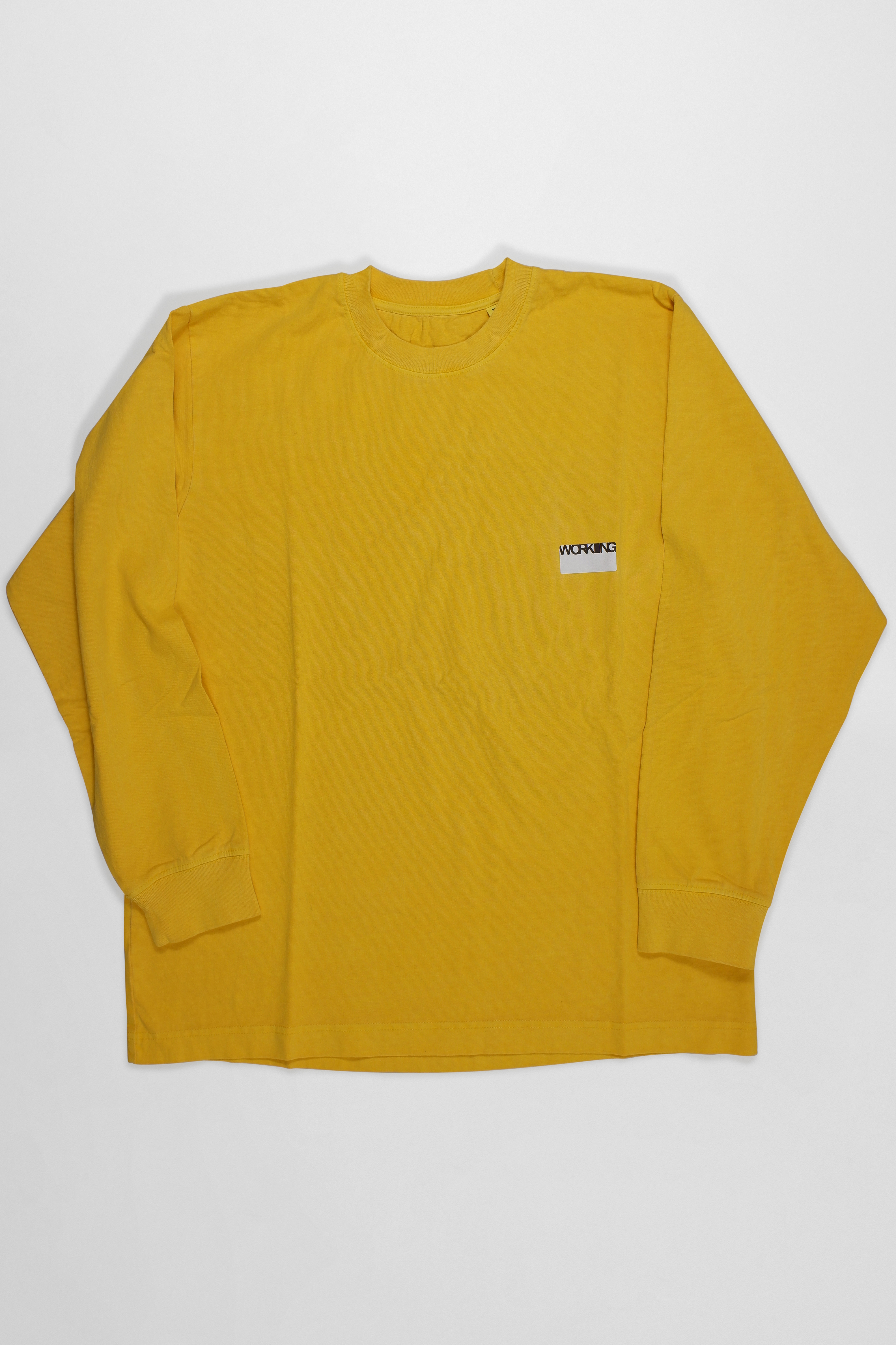 Working Long Sleeve Sticker Tshirt image 1